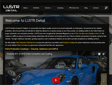 Tablet Screenshot of lustrdetail.com